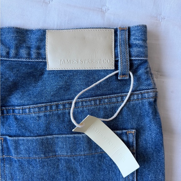 James Street Co NWT 29 JS Relaxed Denim Short Mid Wash - Picture 10 of 12